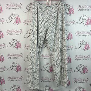Calvin Klein pants pj bottoms logo print White and Black Logo Pajama Pants